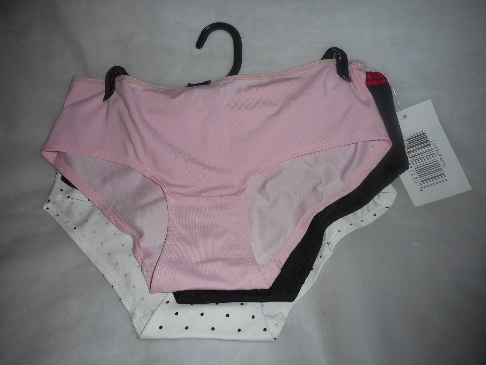 3 pK Women’s Jolie Intimates Multicolor Hipsters Panty SMALL
