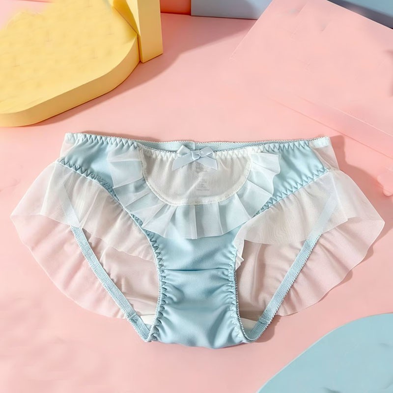 Japanese School Cute Lolita Panties Brief Women Girls Underwear Princess Panties