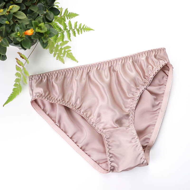 High Waisted Silk Panties Underwear Mulberry Women’s Breathable Knicker Briefs