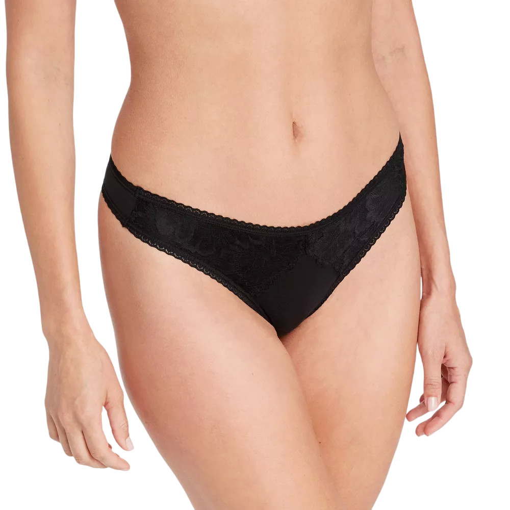 Auden Women’s Variety Thong 2 Pack Size Medium 8-10