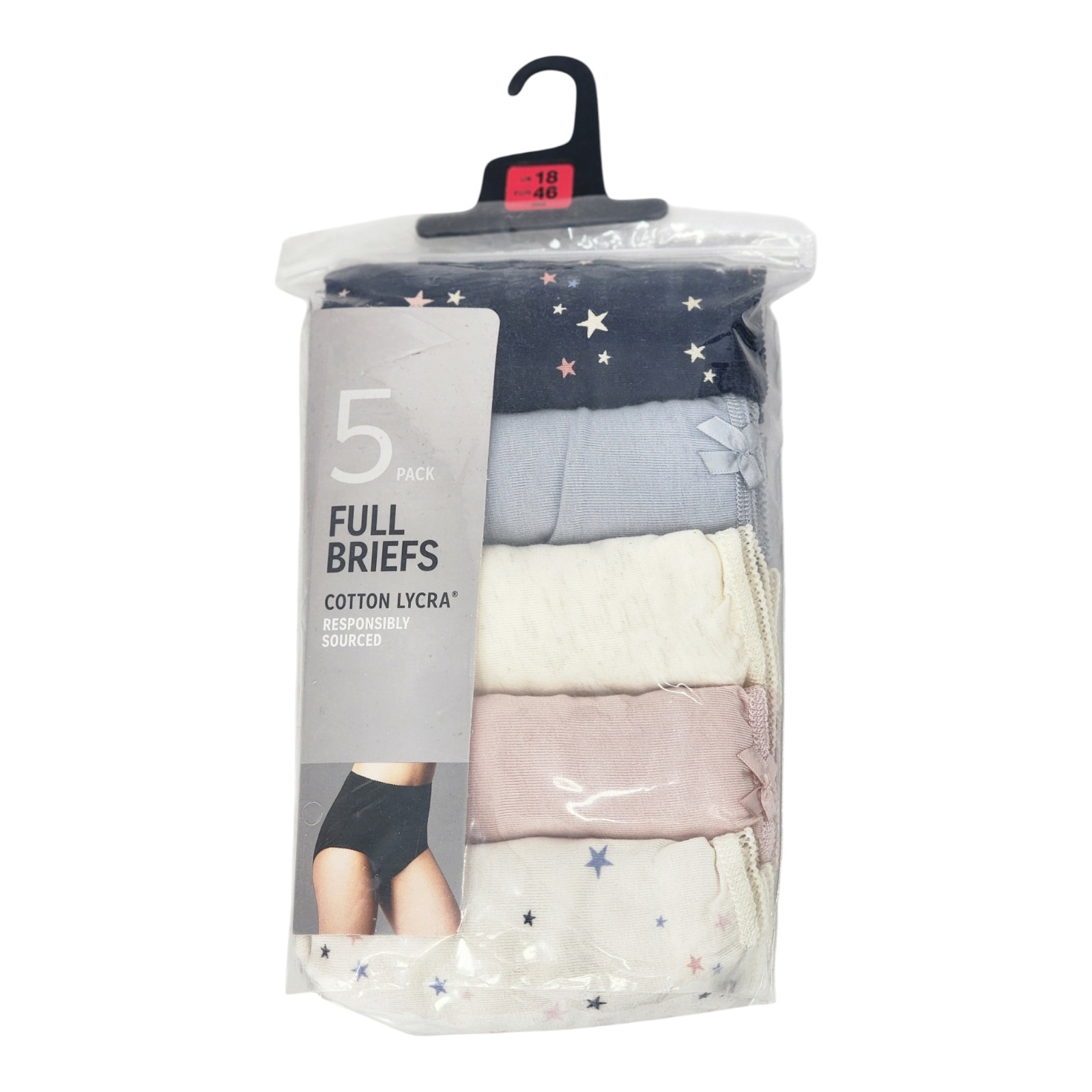 M&S Collection 5 Pack Cotton Mix Skinny Fit Knicker