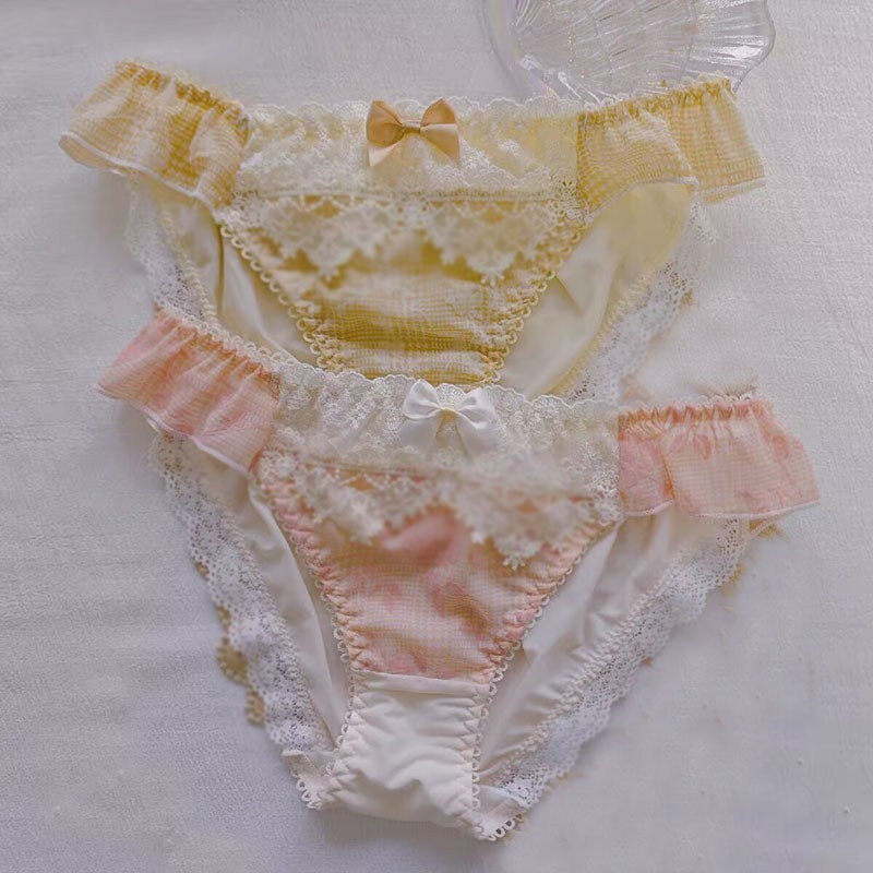 Lolita Girls Princess Panties Briefs School Cute Underwear Japanese Underpants