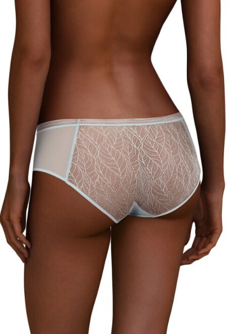 NWT Chantelle C69840 “Marceau” Embroidered Lace / Mesh Boyshorts, Hipster, Lilac