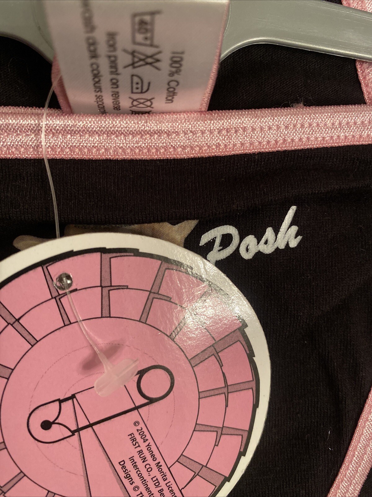 Black Hana Deka Club Ladies Thong Under Wear brand new Size 10/12 With Tags