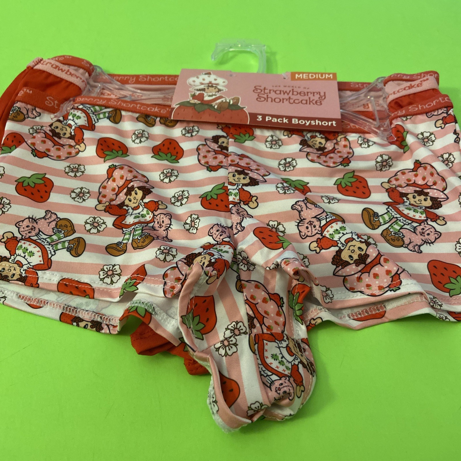 STRAWBERRY 🍓 SHORTCAKE Juniors Boy Short 3-pack / MEDIUM