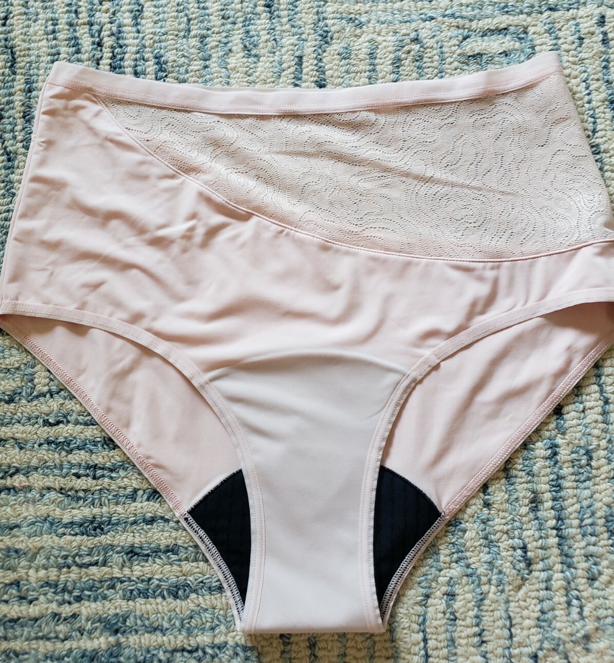 Saalt Leakproof Period High Waist Brief Quartz Blush Sz M