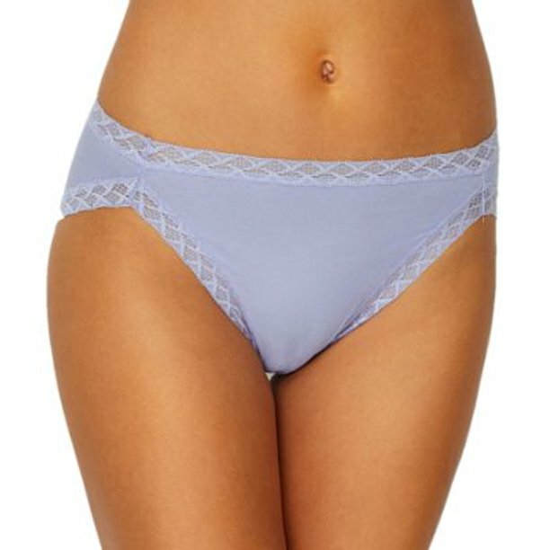 NATORI Cosmic Sky Purple Bliss High Cut Leg Hi Waist French Cut Panties XS = 0/2