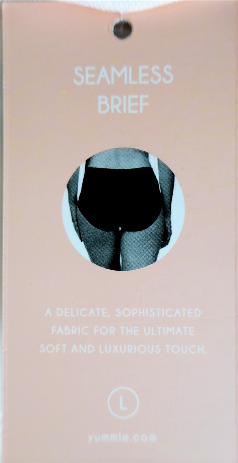 Yummie Shadow Stripe 5 pk Non-Shaping Retro Brief Pink Cream Peach Beige Blue