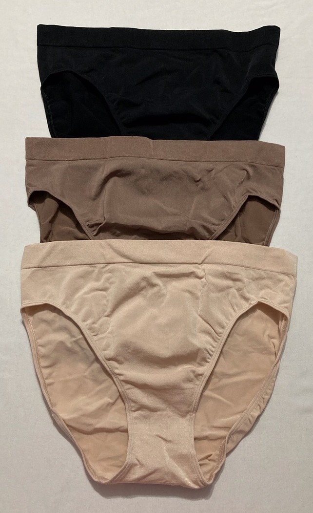 WACOAL B-Smooth 3 Pre-Pack Hi-Cut Brief Pant ASSORTED XL