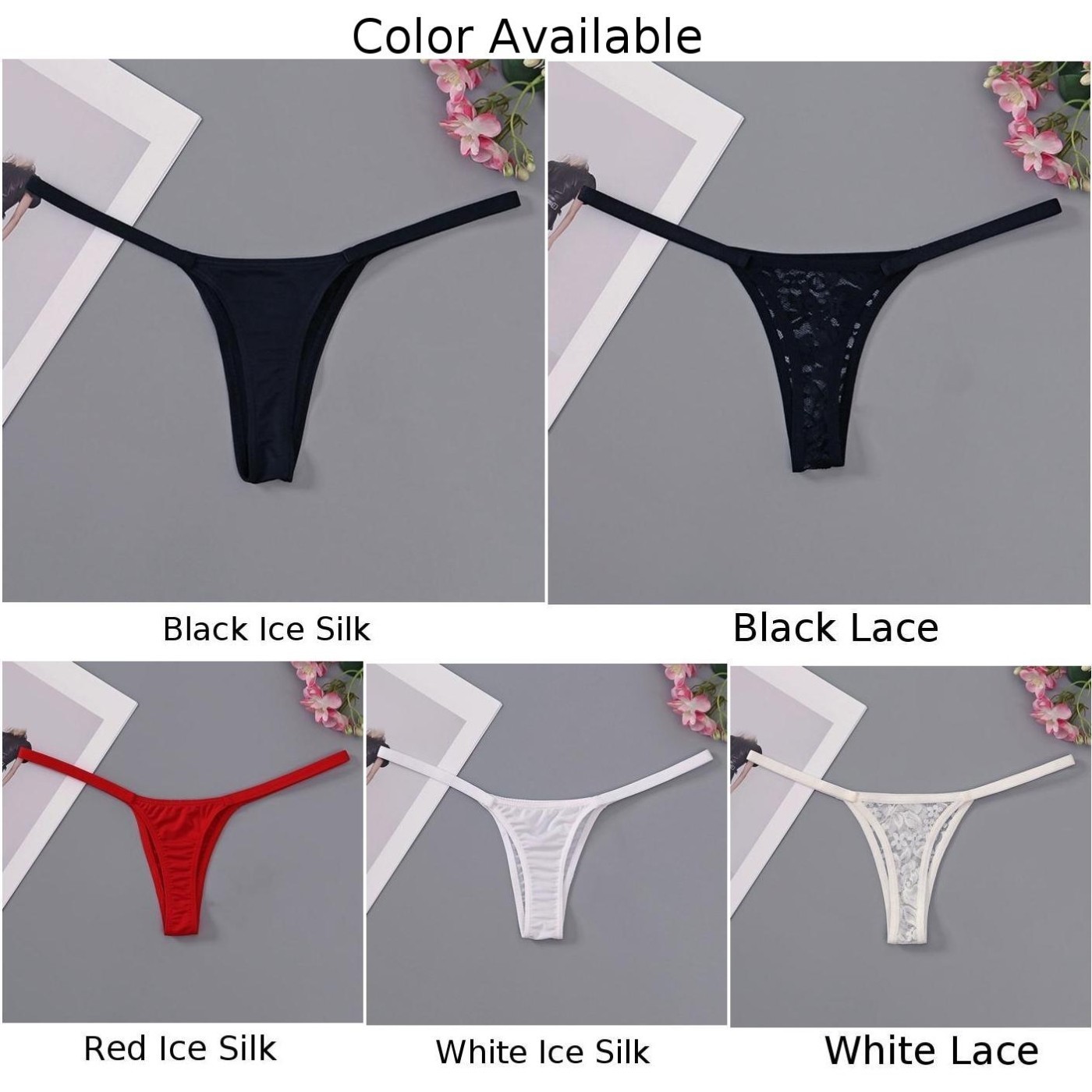 Casual Womens TBack Underwear in Lightweight Fabric Perfect for Any Occasion