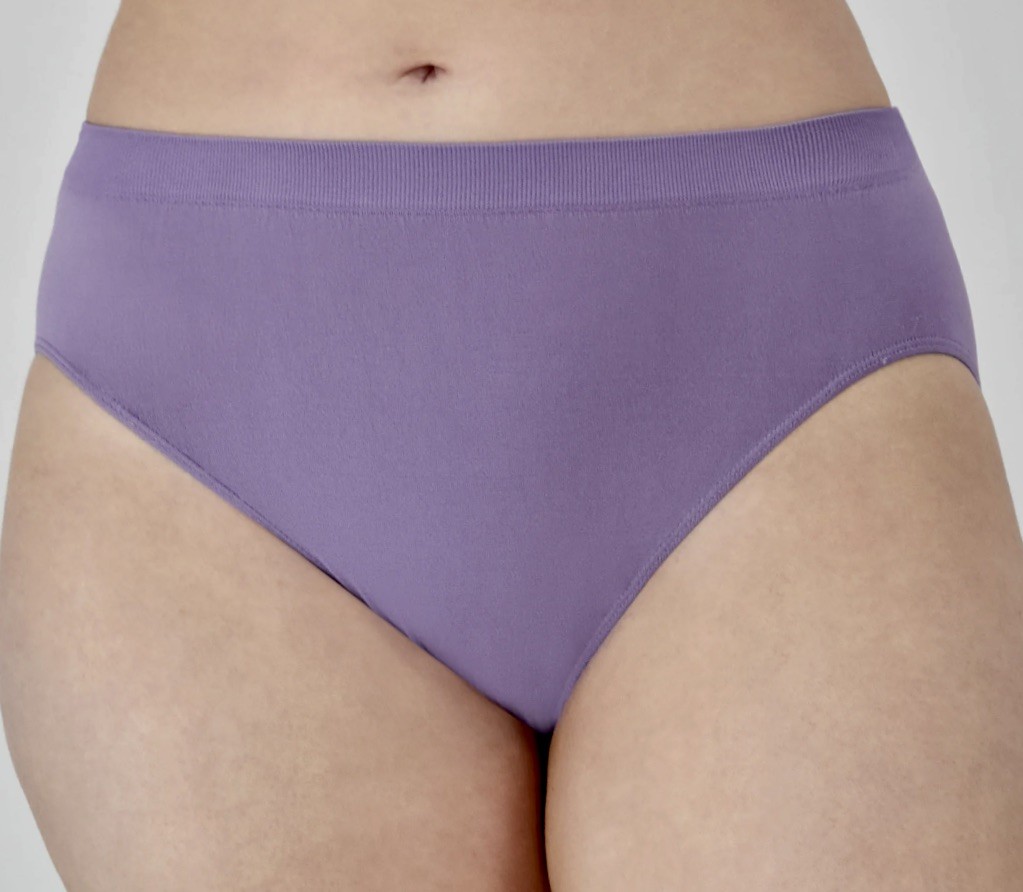 BALI Comfort Revolution Seamless Hi Cut Brief Panty Underwear Womens 6 7 8 9 10