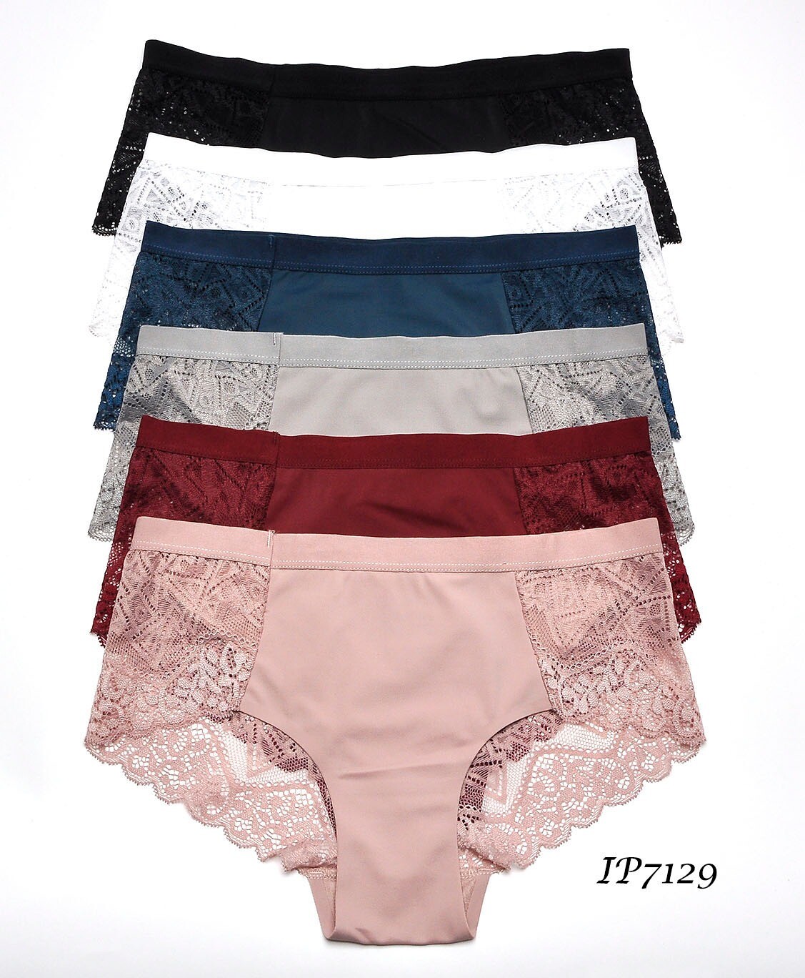 3/6 Women Soft Underpants Seamless Lingerie Briefs Panties Hipster Underwear 129