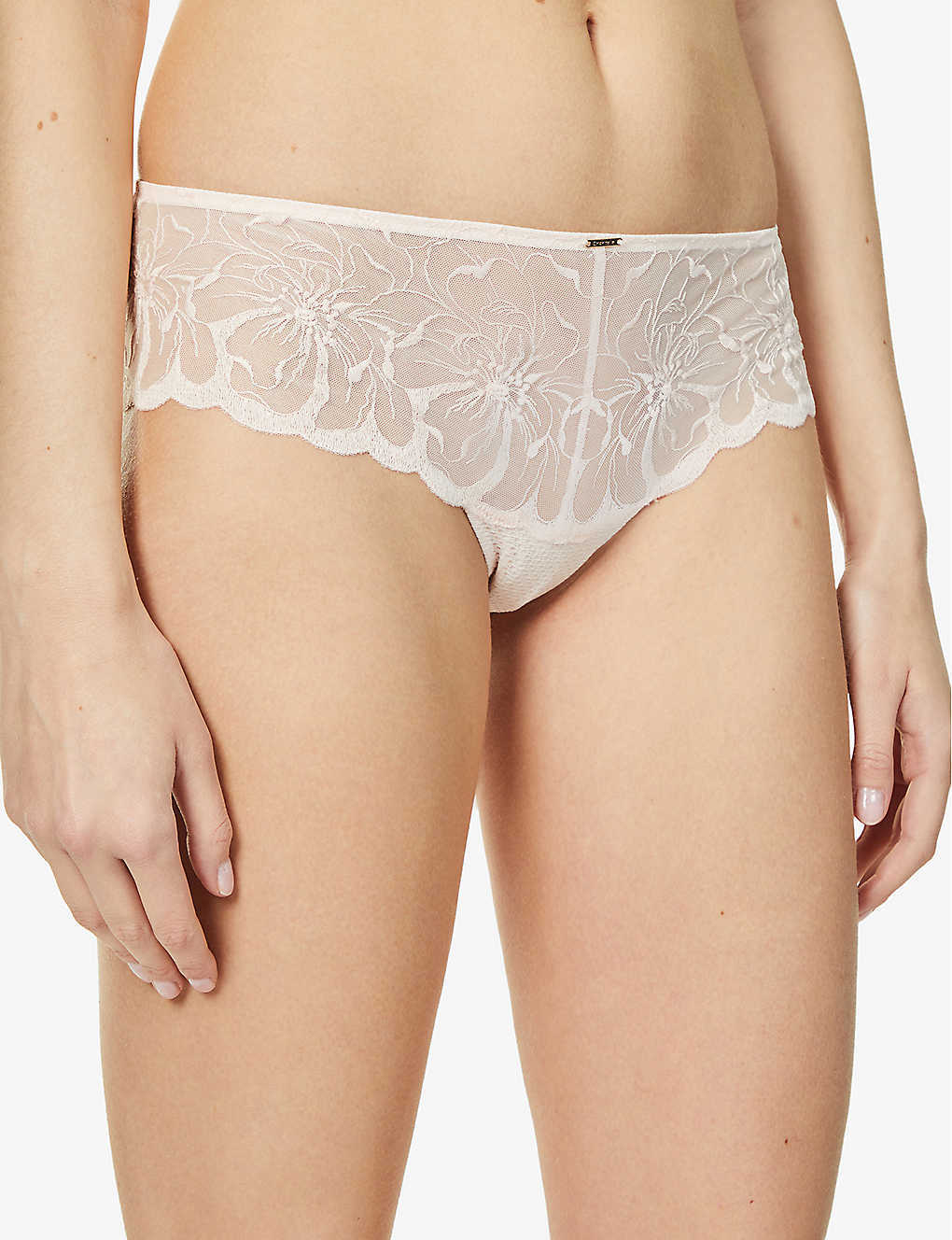 CHANTELLE 12M4 FLEUR Hipster Panty ~ BLUSHING PINK ~ S ~ NWT MSRP $55