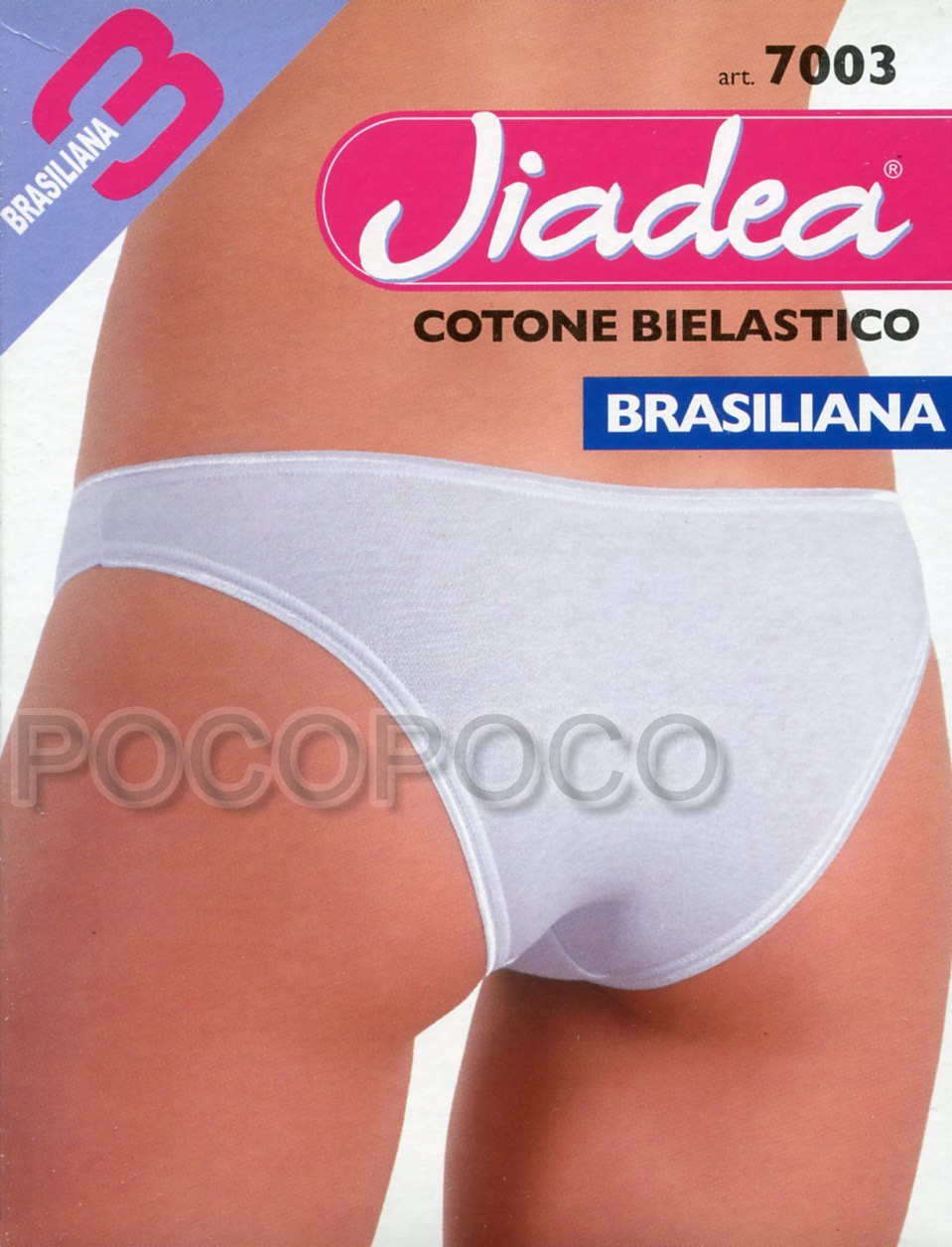 3 Brazilian Women’s Stretchy Bielastic Cotton Jadea Stretchy Brief 7003