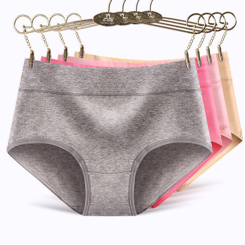 10Pcs Women Panties Menstrual Period Leak Proof Seamless Briefs Cotton Underwear