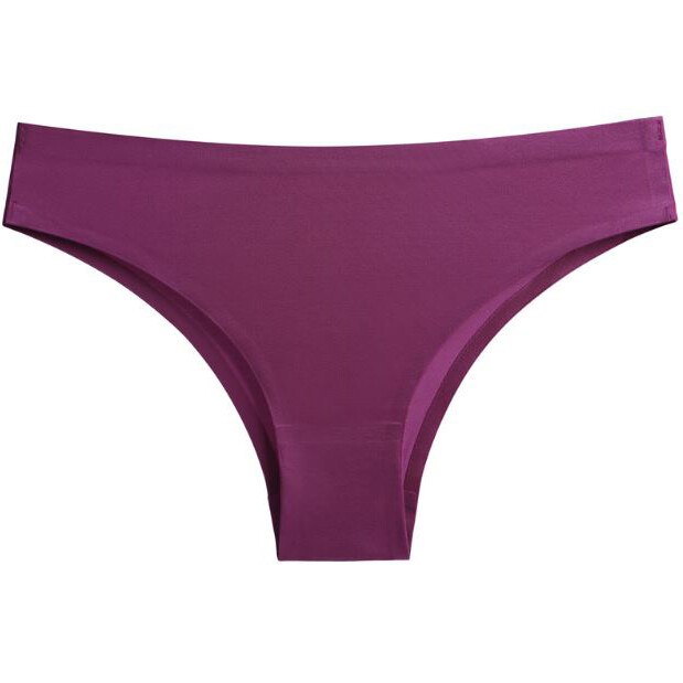 6 Pack Lot Womens Ice Silky Panties Briefs Seamless Thongs Underwear Lingeries