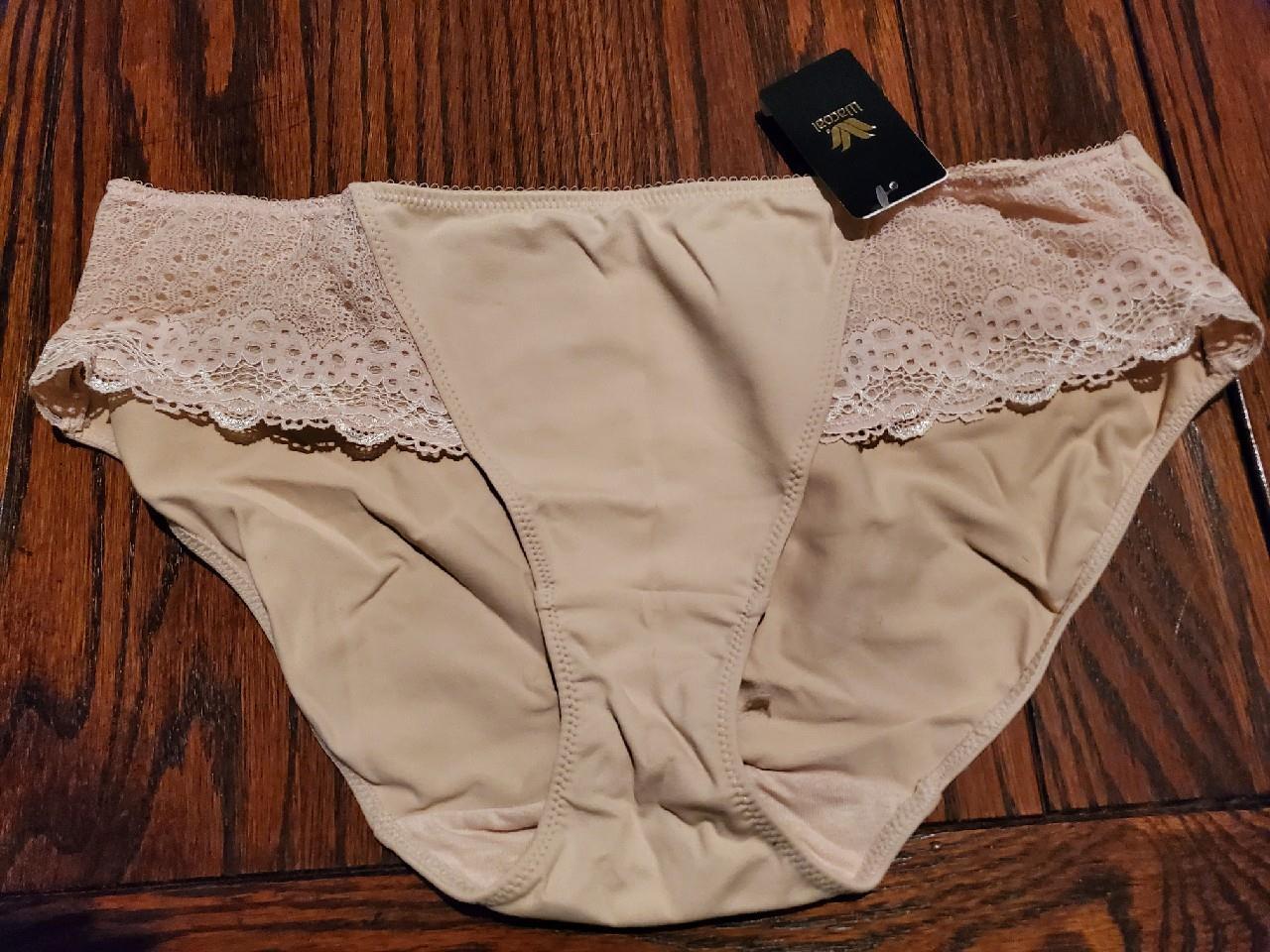 NWT WACOAL NYLON/SPANDEX HIPSTER PANTIES LACE INSETS 845211 263 BEIGE XL