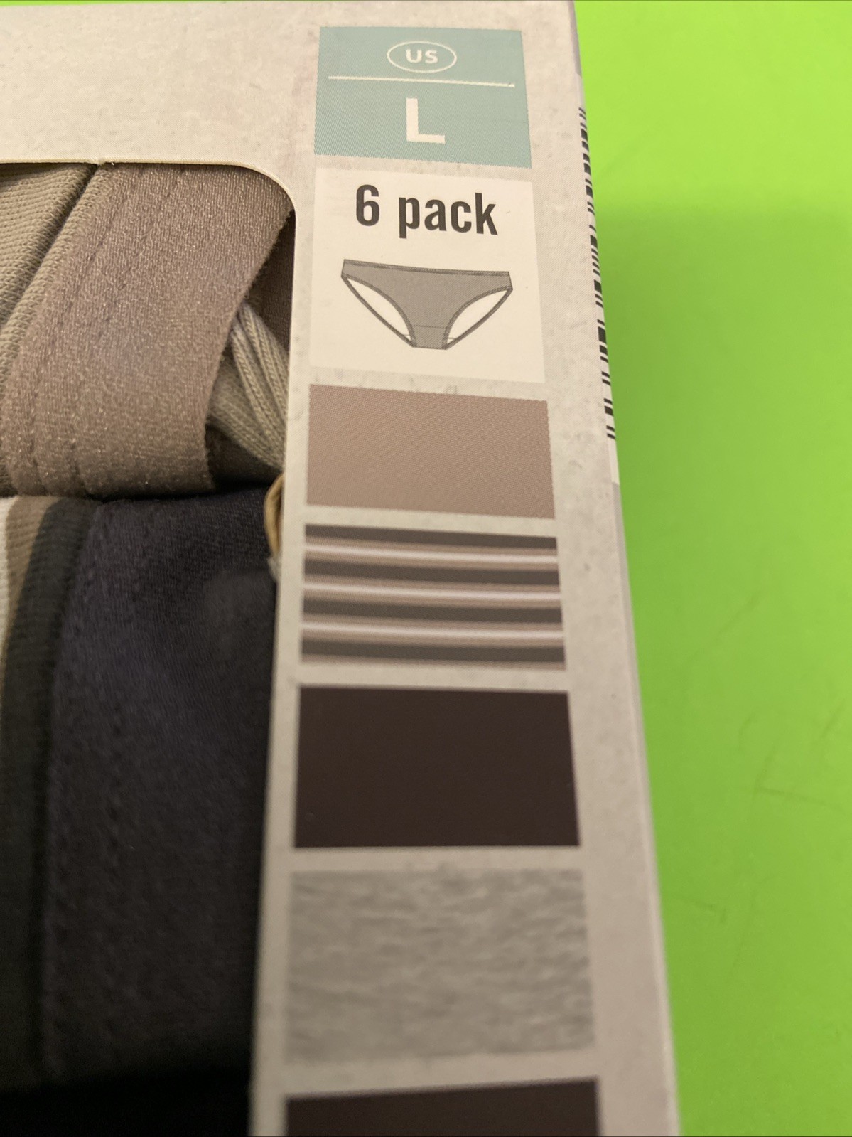 SERRA PACK OF 6!!! Assorted Bikini Underwear / Large