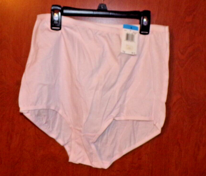 Vintage Vanity Fair 100% Cotton Full-Cut Ballet Pink Brief Size 9/48 2XL