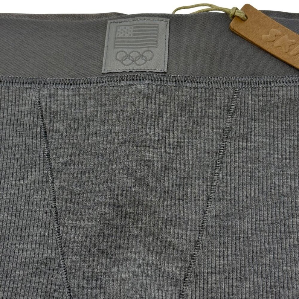 SKIMS Soft Lounge Boxer Short Team USA Olympic Capsule Heather Gray XS