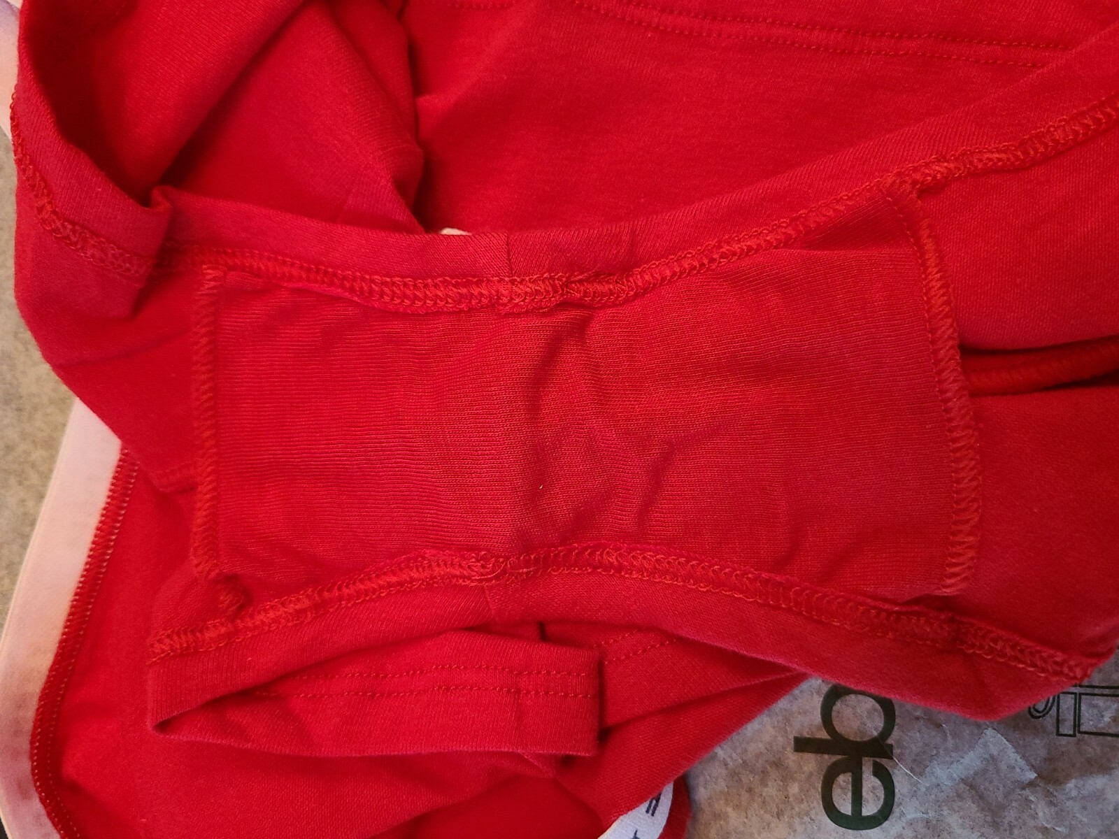 Large TOMMY HILFIGER Signature Logo Trendy Red Boyshort Panty ~ NWT