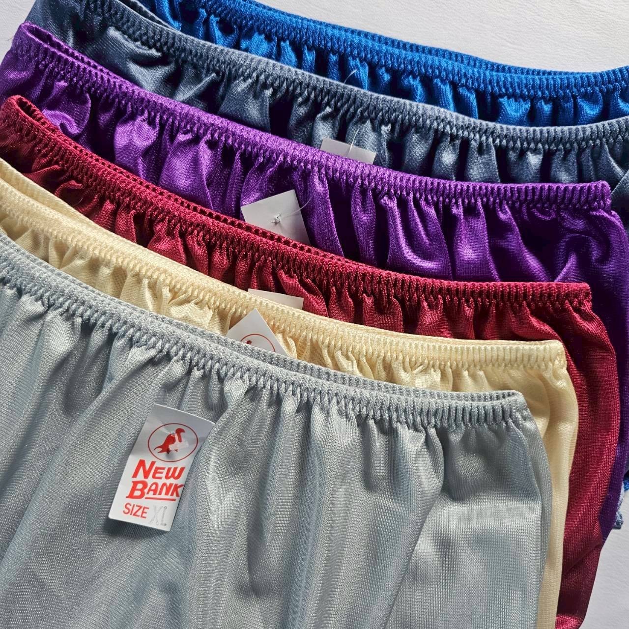 6 Nylon Underwear Granny Panties Comfort Woman Man Briefs High Waist 36″-42″ XL