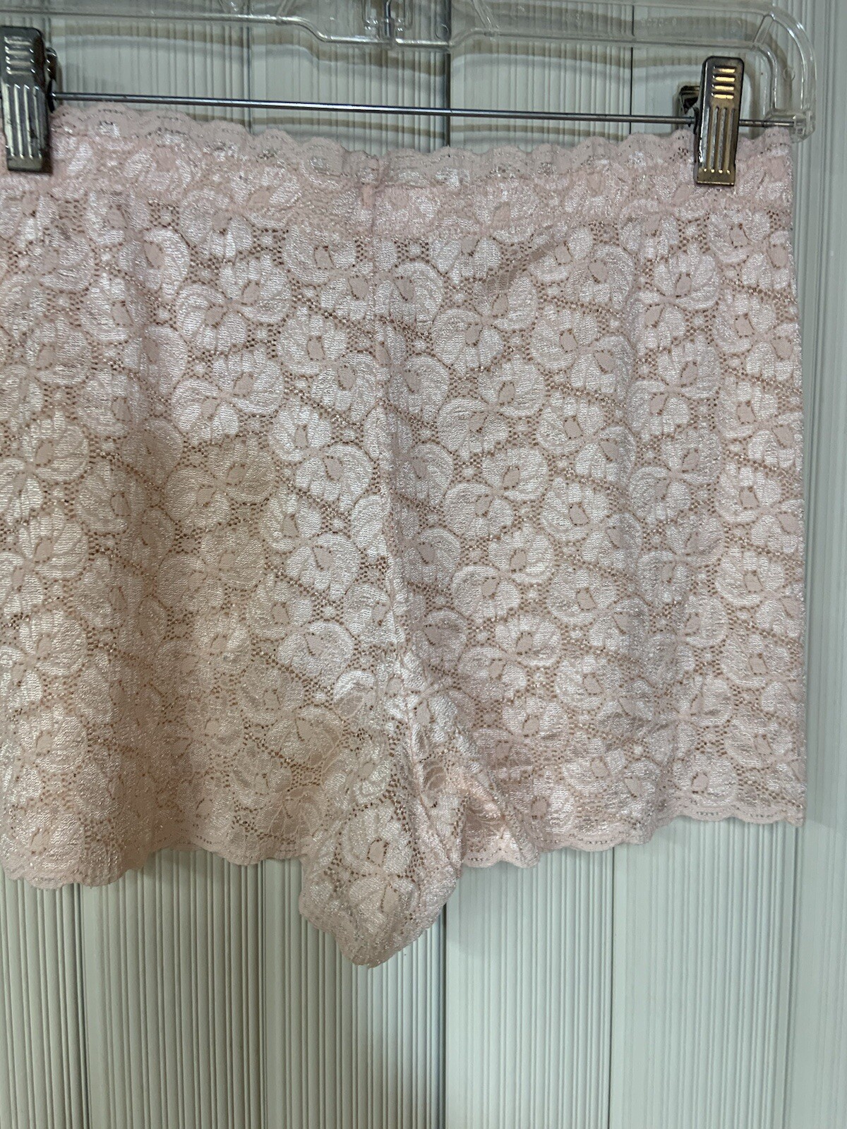New Coco Secret womens Panties,Plus Size 3X,Pink All Over Lace,Nylon And Spandex