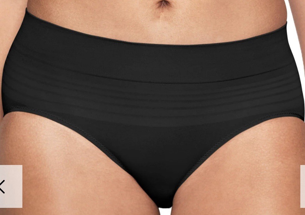 NWT Warners Black All You Need No Pinch No Problems Hipster Panty XL 8