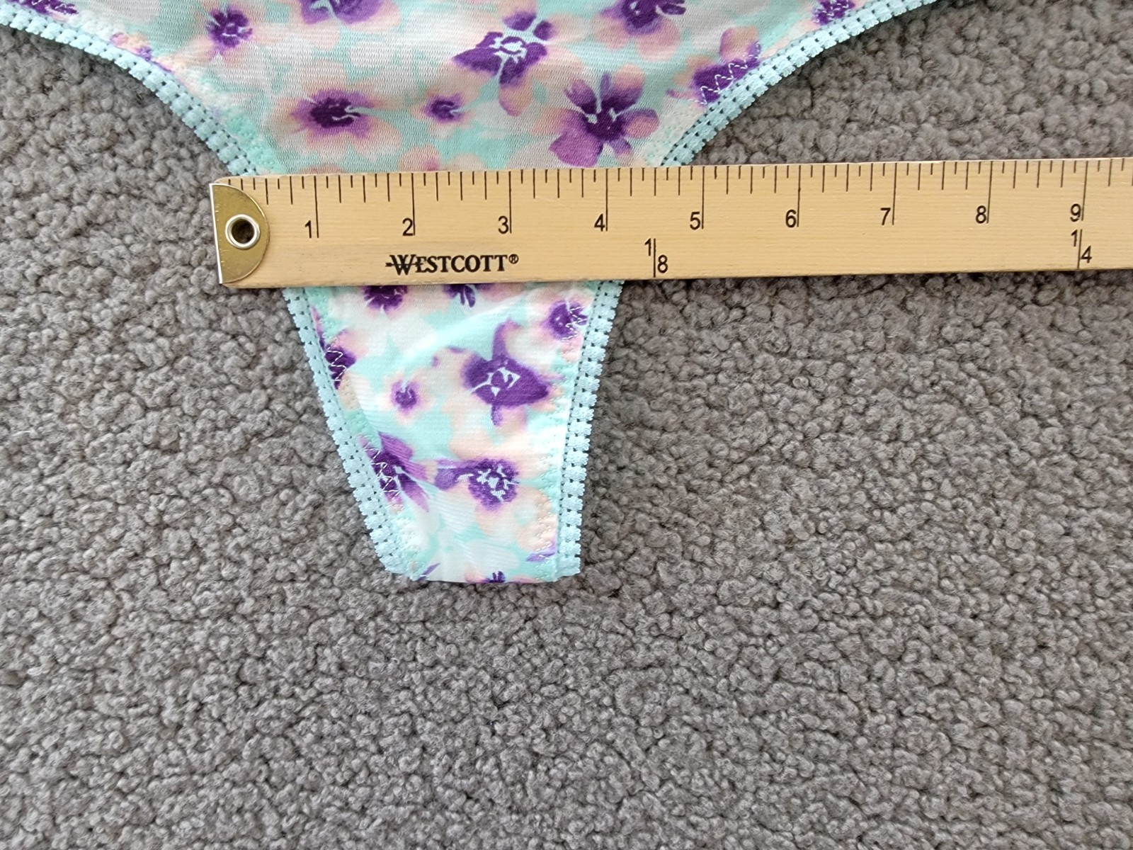 On Gossamer Printed Hipster Thong Women’s M/L Floral Dreams Pull-On