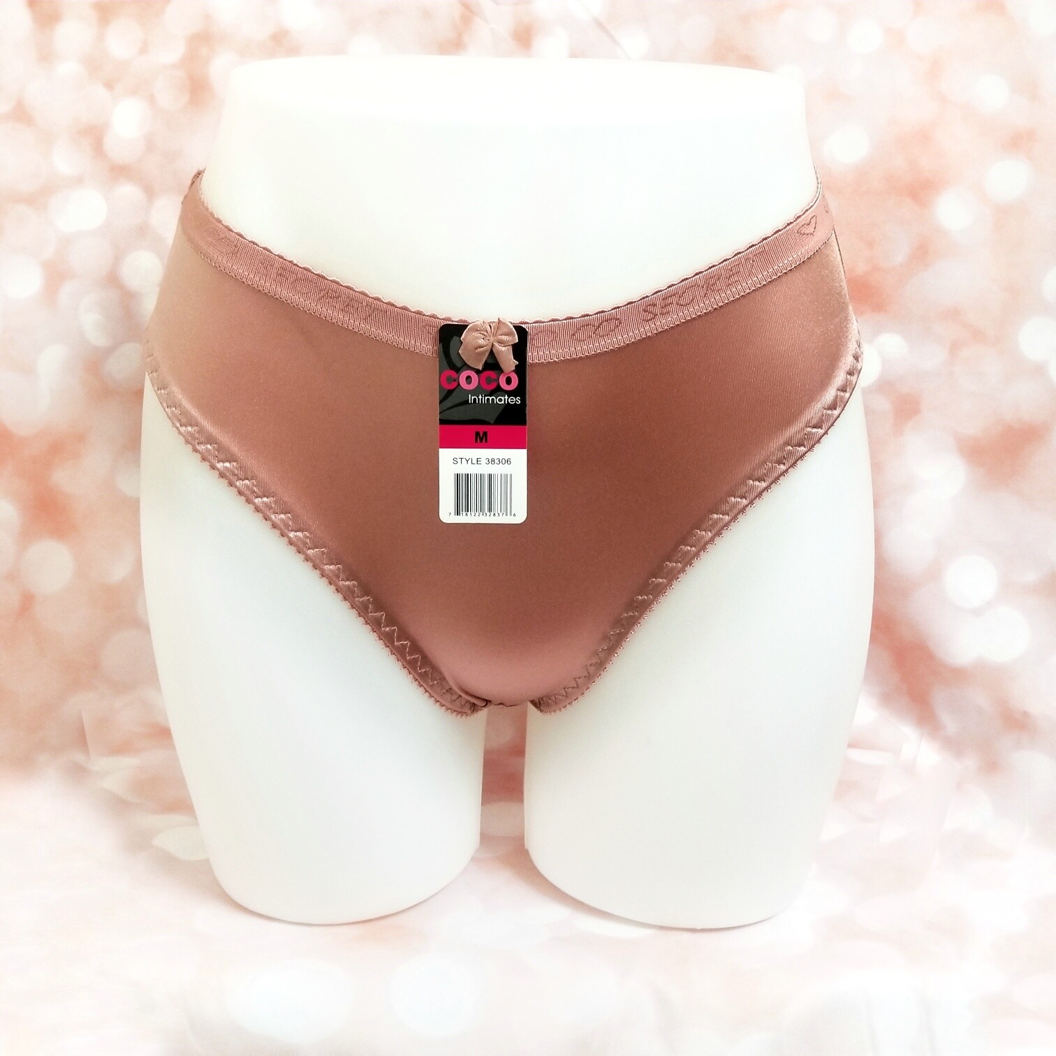Coco Shiny Smooth Comfort Satin High Cut Full Coverage Bikini Panties Underwear