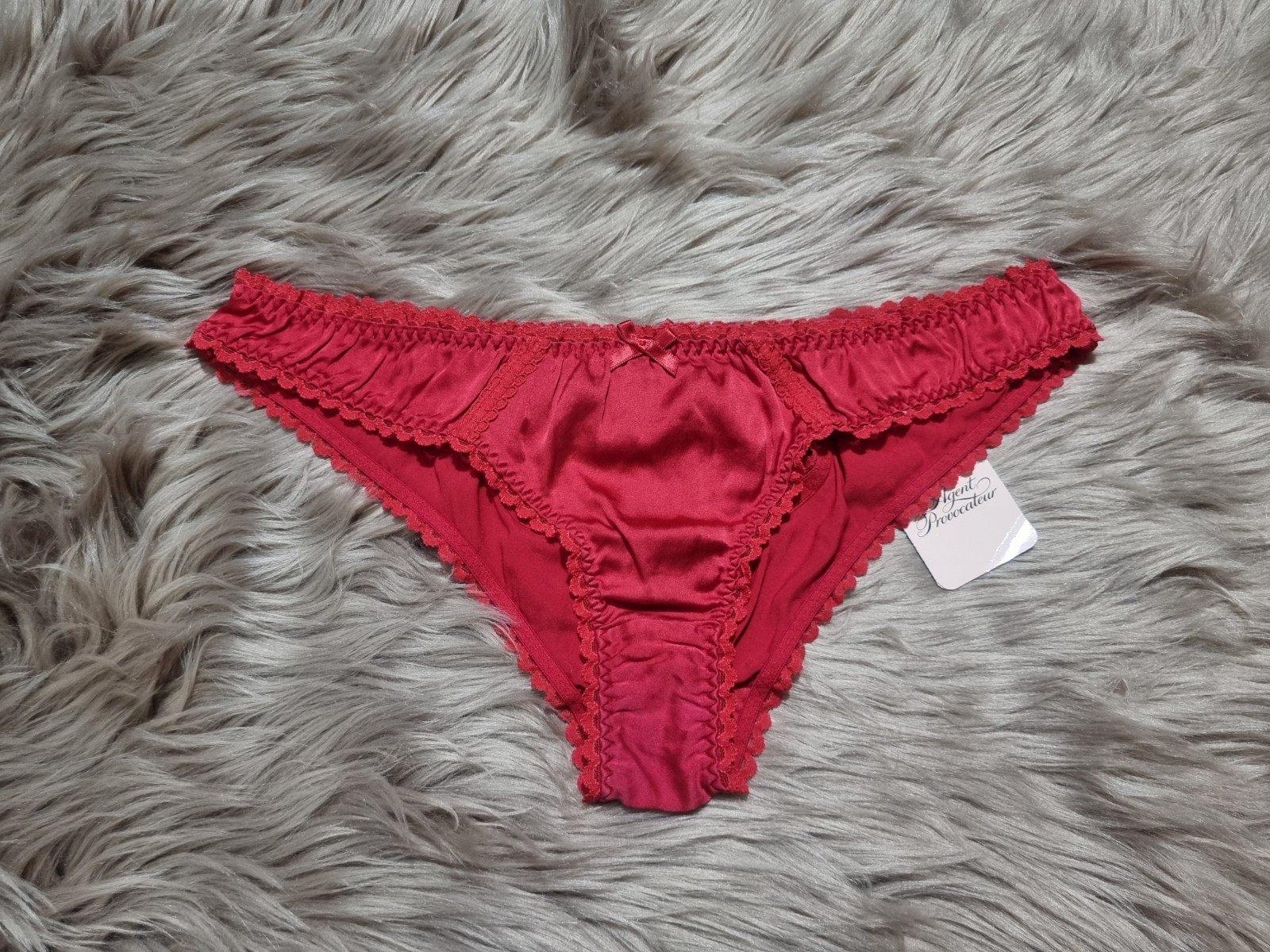 AGENT PROVOCATEUR Tammi Brief Red Size 3 BNWT