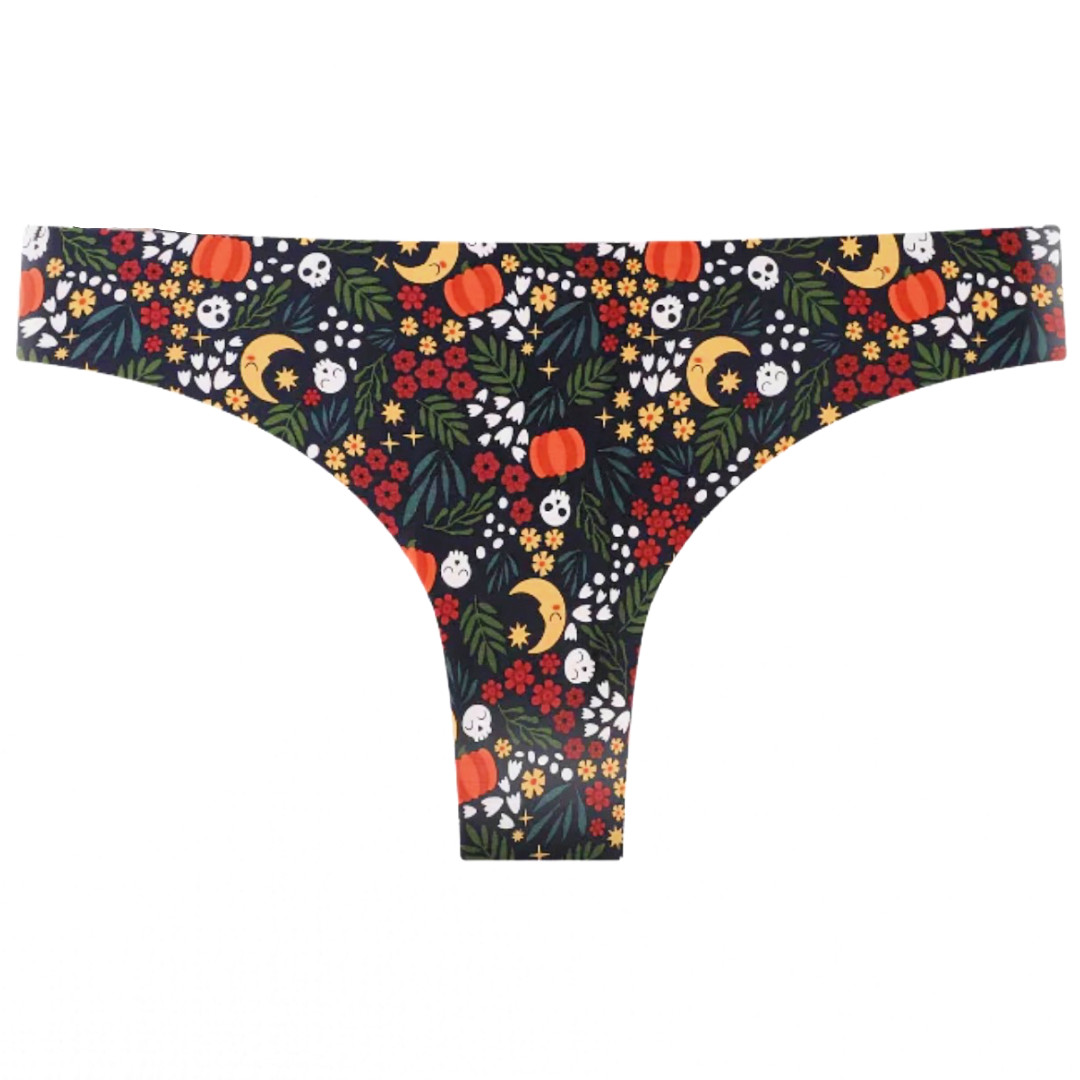 Splendies No-Show Willow Thong Panties Size 2X (18/20) Laser Cut Tagless NWT