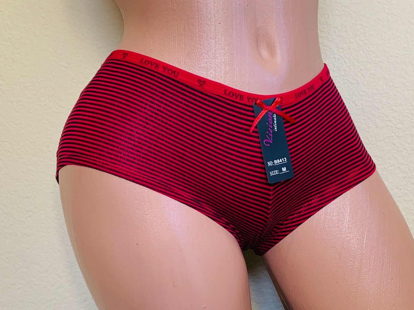 BOYSHORTS SHORTIE SHORT Sports 6 OR 12 Panties Undies 95% COTTON Gifts 8413 S-XL