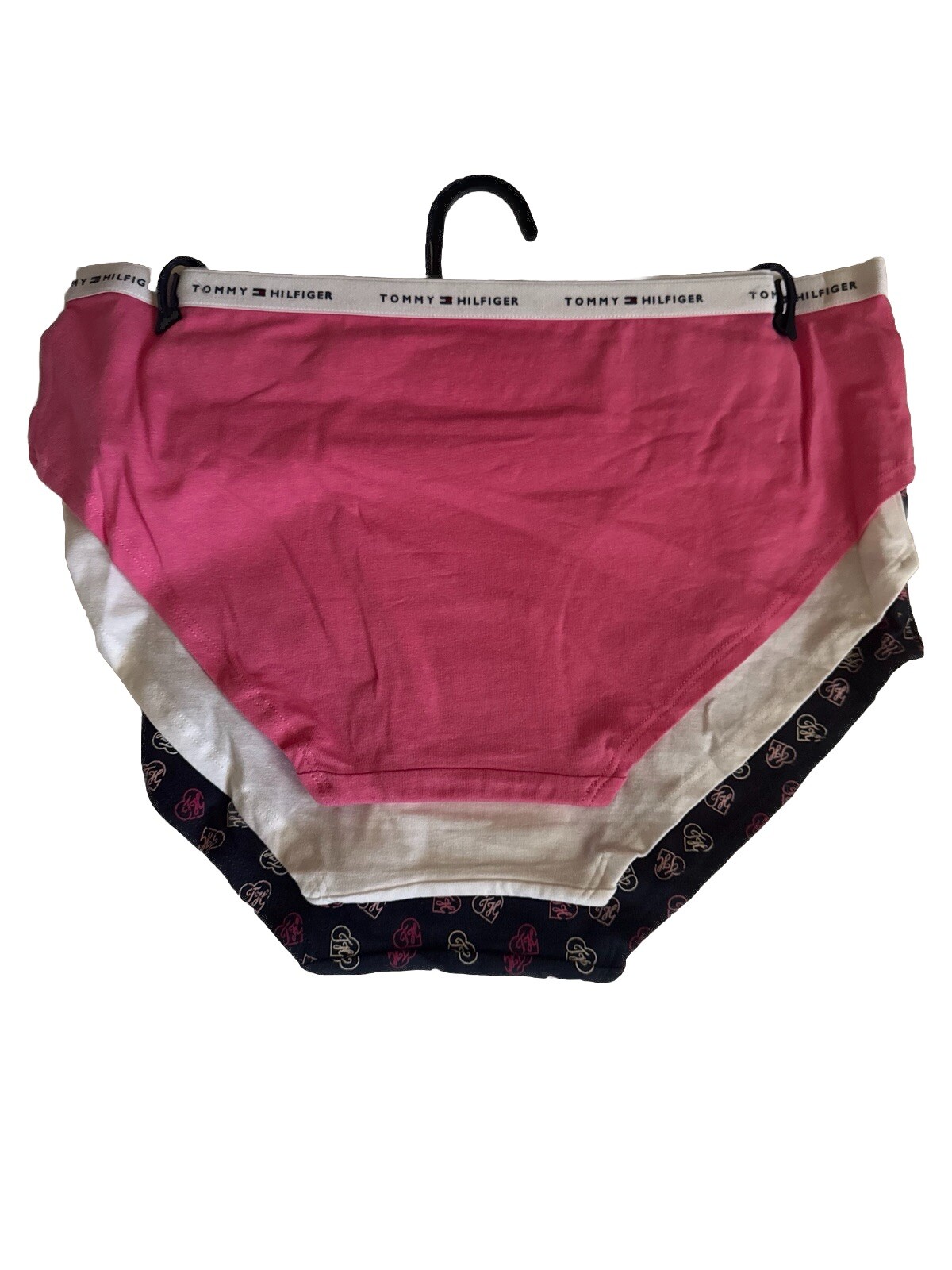 ~NWT~TOMMY HILFIGER 3 PK BIKINIS UNDERWEAR PANTIES -SZ L