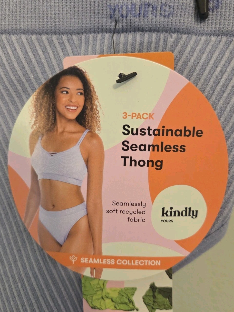 Kindly Yours Women’s XXL 20 Seamless Thong Underwear Purple #10726