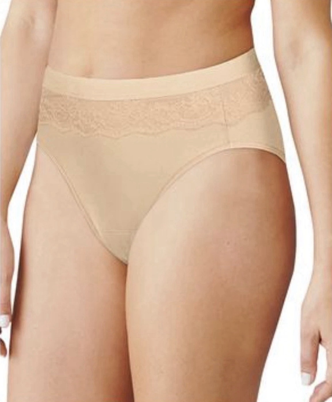 Bali Women Confident Light Leak & Period Protection Hi Cut Panty Beige Size XL/8
