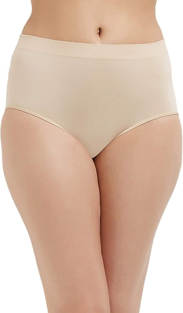 2 Wacoal B-Smooth Seamless Hi-Cut Brief Panty Underwear Sz Small (2 Pairs)