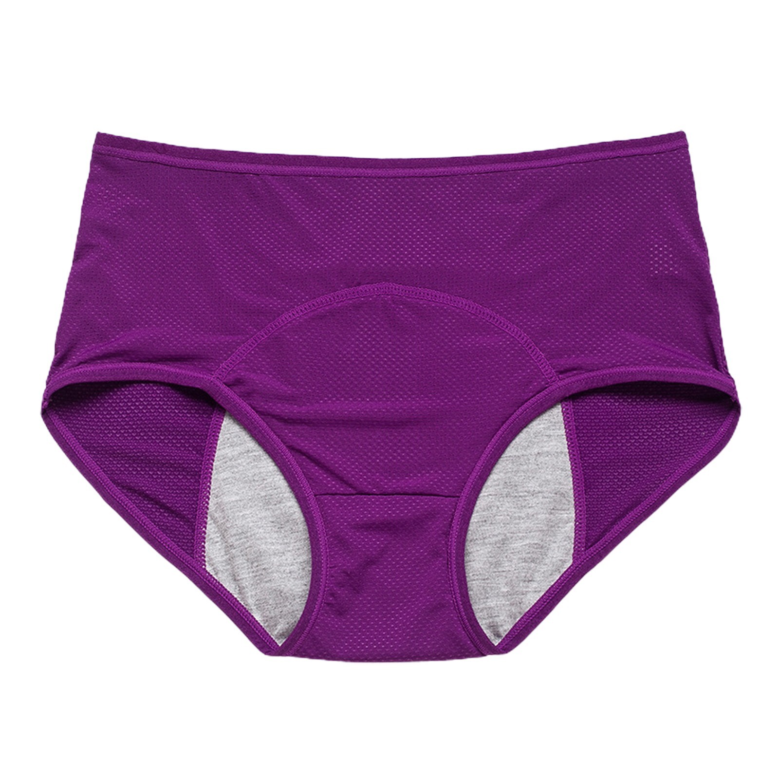 Women Plus Size High Waisted Aunt’s Sanitary Pants Underwear Physiological Pants