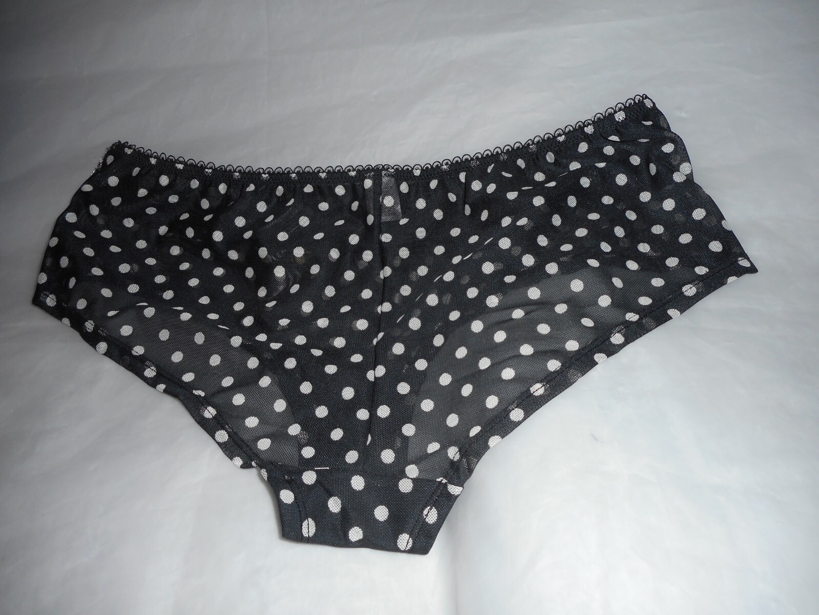 Felina’s Black Pol KA Dot Hipsters Panty Medium & Extra Large