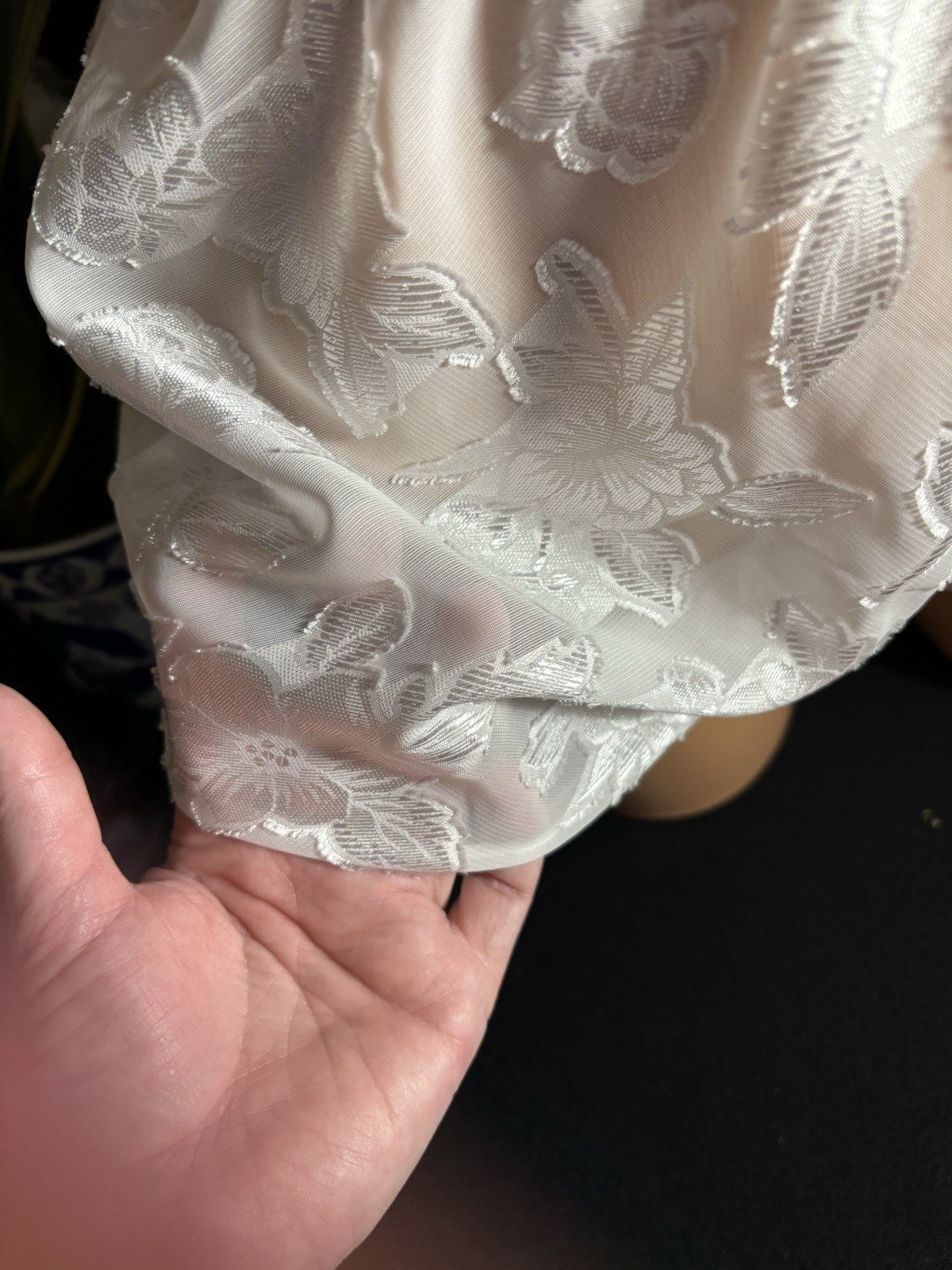 Vtg Satin Chiffon Sheer Nightie Lounge Flutter Panties Short PJ Nightie Lingerie