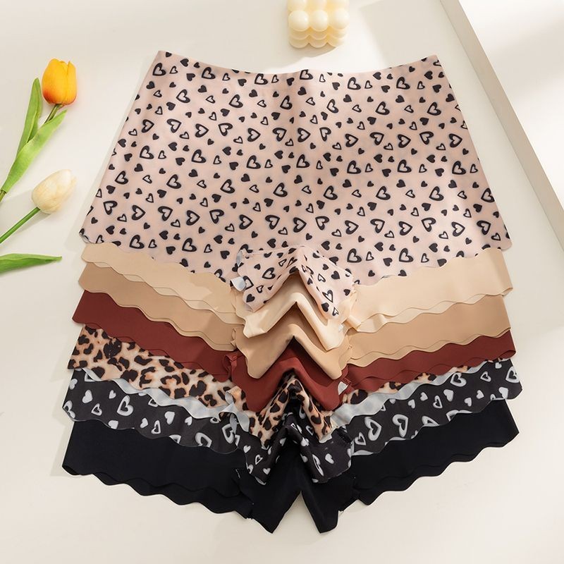 3 Pack Leopard Print Seamless Boyshorts – Breathable Stretch Butt Lift Panties