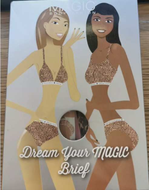BN MAGIC Bodyfashion Dream Your Magic brown animal print brief 16 (XL) BRAND NEW