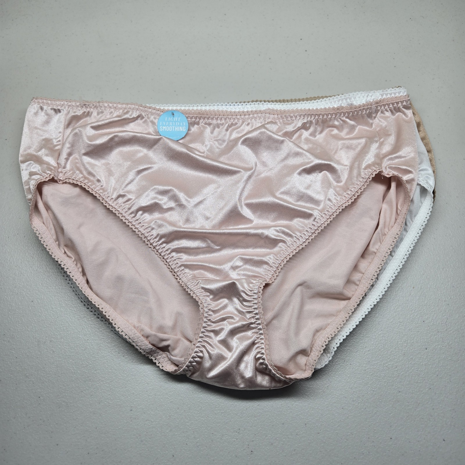 Vanity Fair Women Panties 5XL Beige Radiant Light Control Set Hi Cut NWT