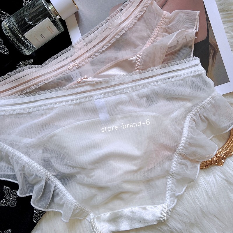 3 Pack Lot Sexy Womens Lace Panties Sweet Bow Lace Underwear Sexy Briefs