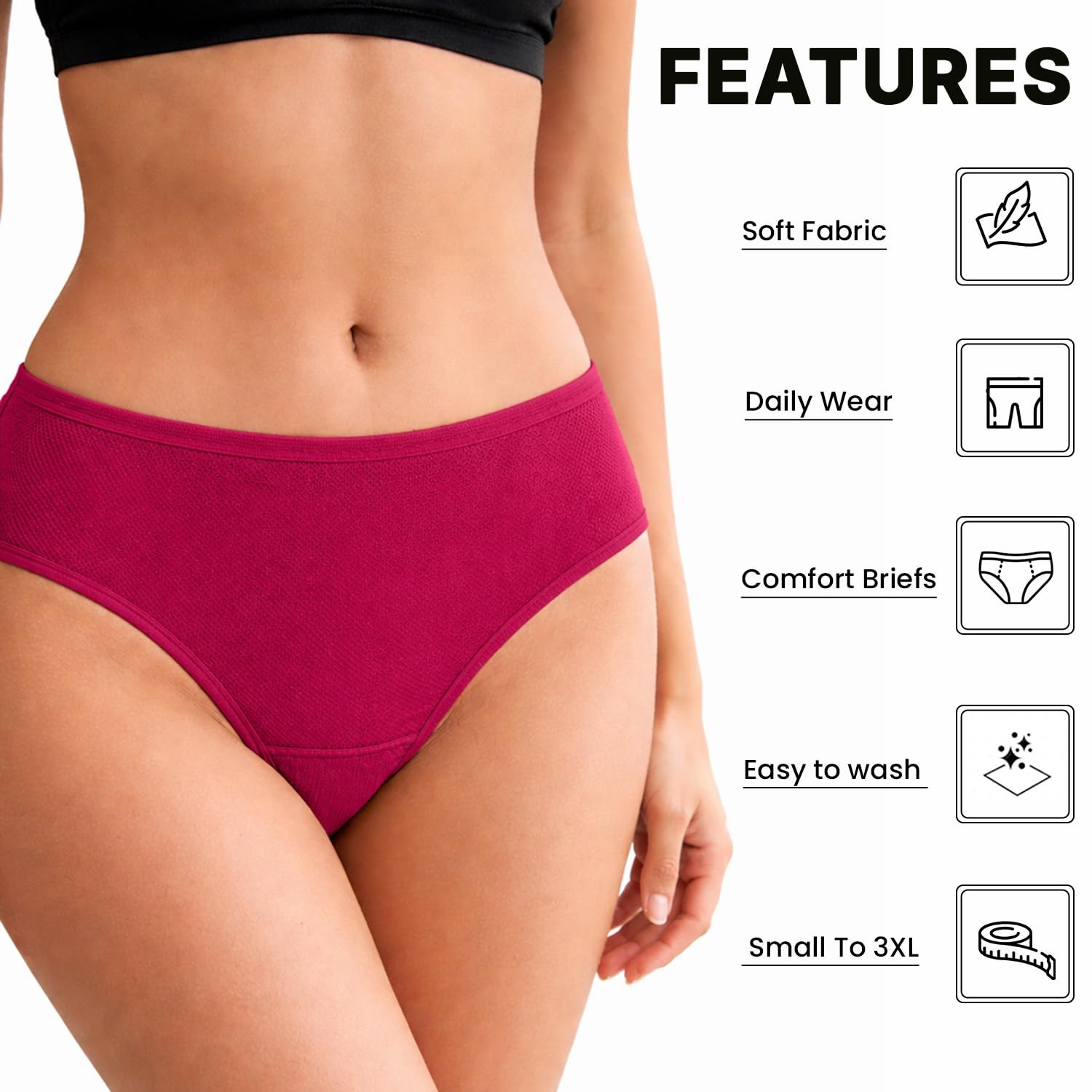 48 Pack Womens Brief Underwear, Homeless Shelters Charity Donations