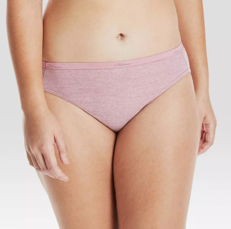 Hanes Women Hi Cut Panties 100% Cotton Hi Cut Regular & Plus Size