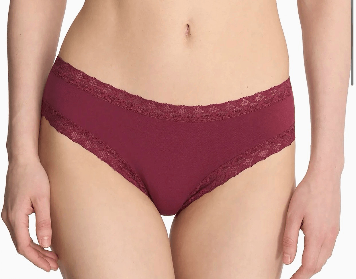 Natori XXL NWT dark cherry bliss hip hugger