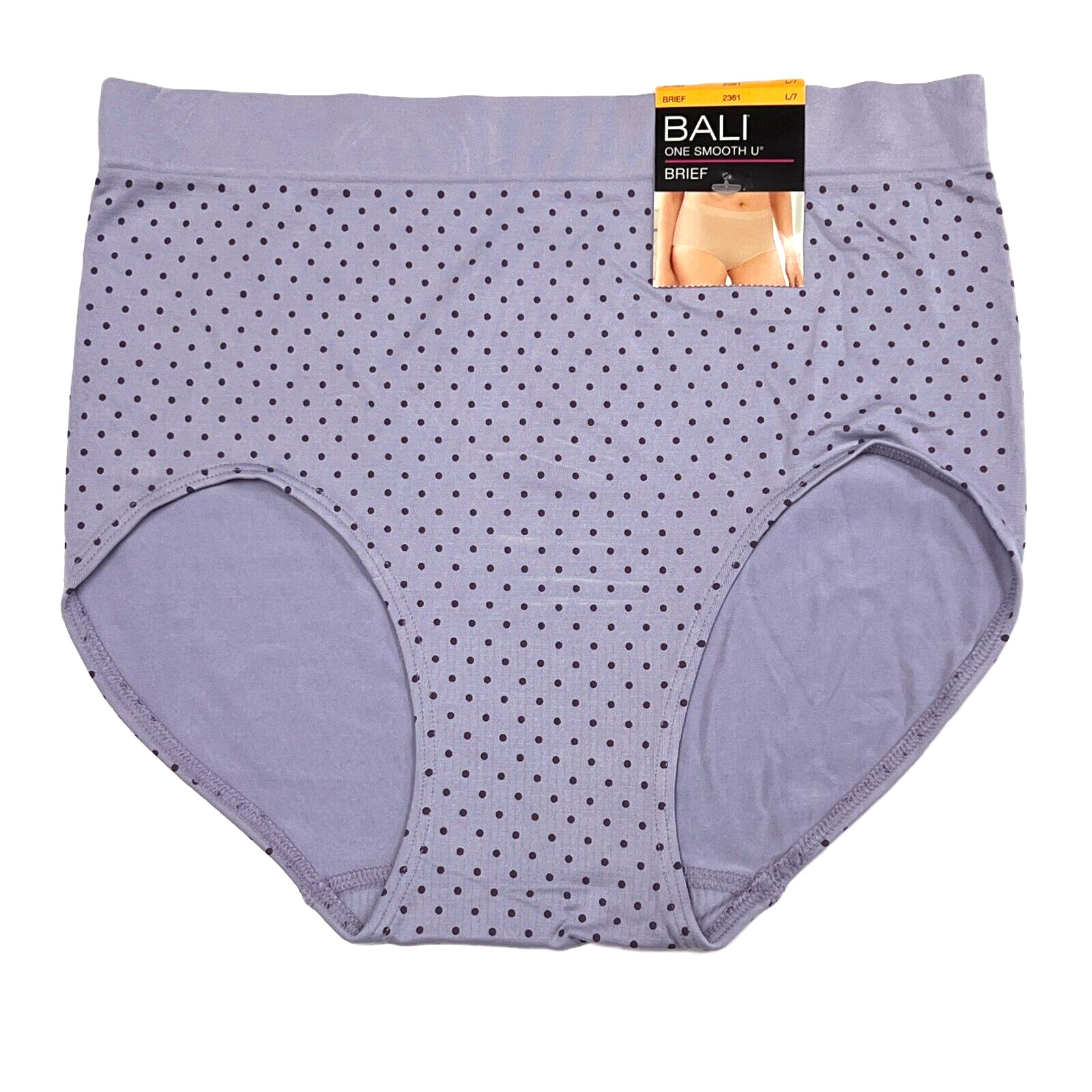 Bali One Smooth U Brief Panty L 7 NWT 2361 – 3 PACK Large