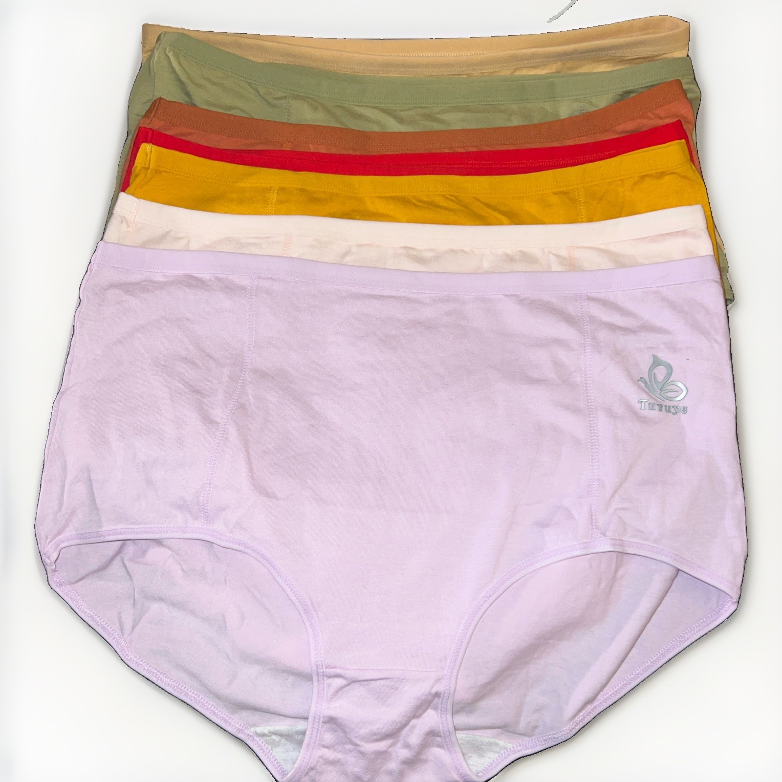 7 Pair Of Tuvuye Women’s 3X Panties Assorted Colors