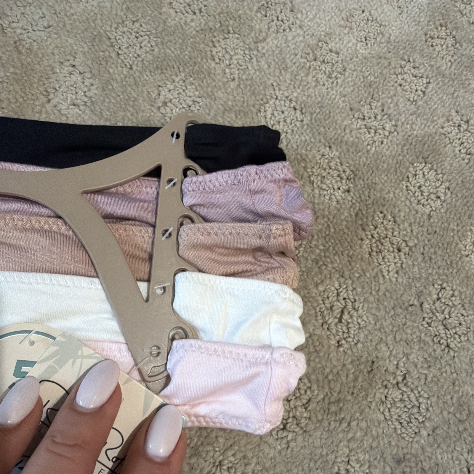Rene Rofe 5pk Multicolor Buttery Soft Bamboo Thongs Underwear. Sz M. NWT!!